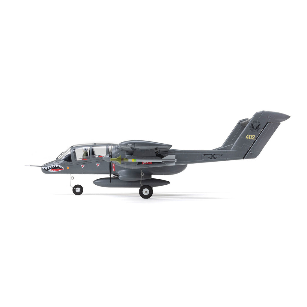 Micro OV-10 Bronco 645mm BNF Basic with AS3X and SAFE Select