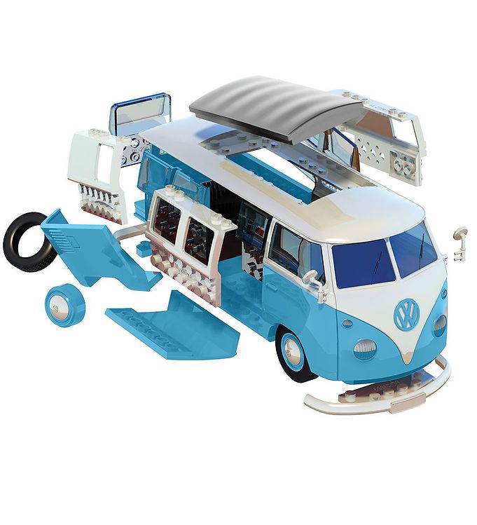 Airfix Quickbuild VW Camper Van - Blå