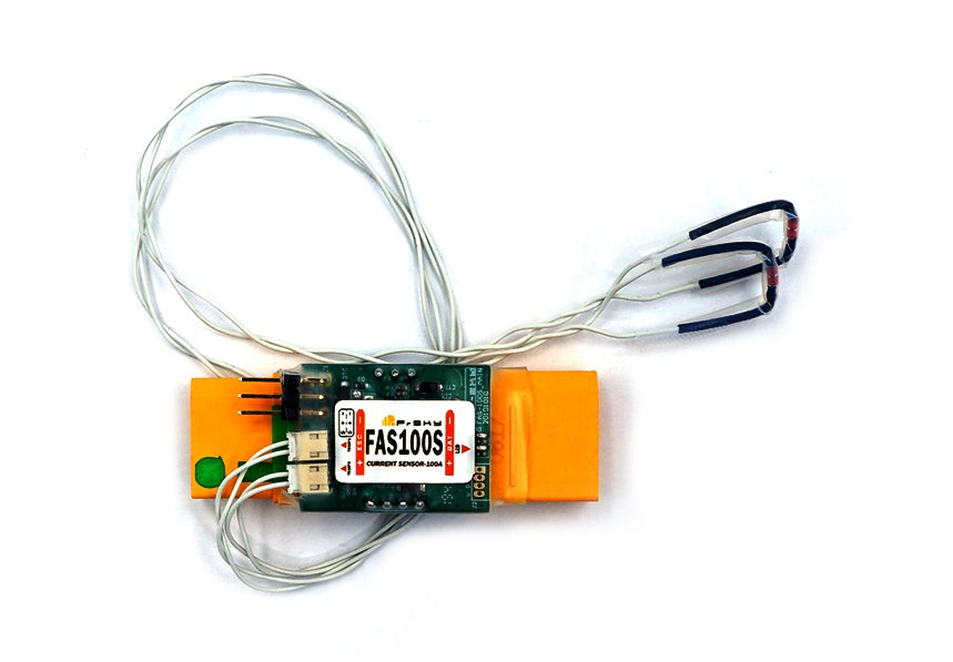 100 Ampere strømmåler sensor med XT90 stik fra FrSKY, S-Port.