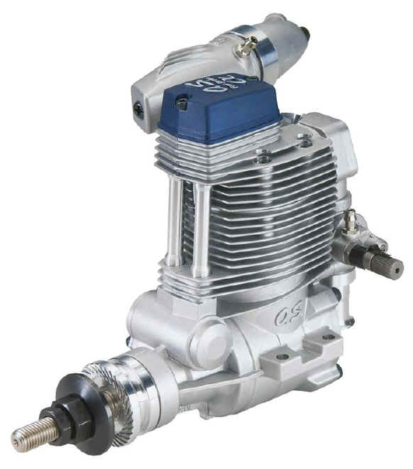 OS FS 81 Alpha 4-takt Metanolmotor, 13,26ccm.