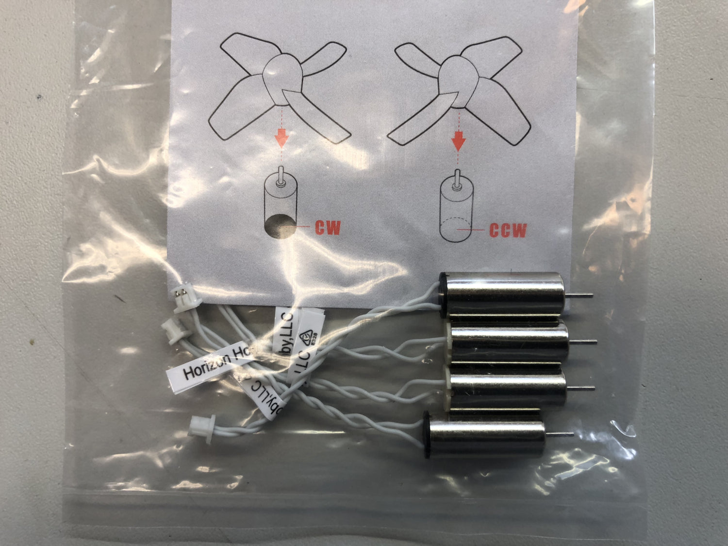 Motorsæt 4 stk. til Blade Inductrix FPV Plus.