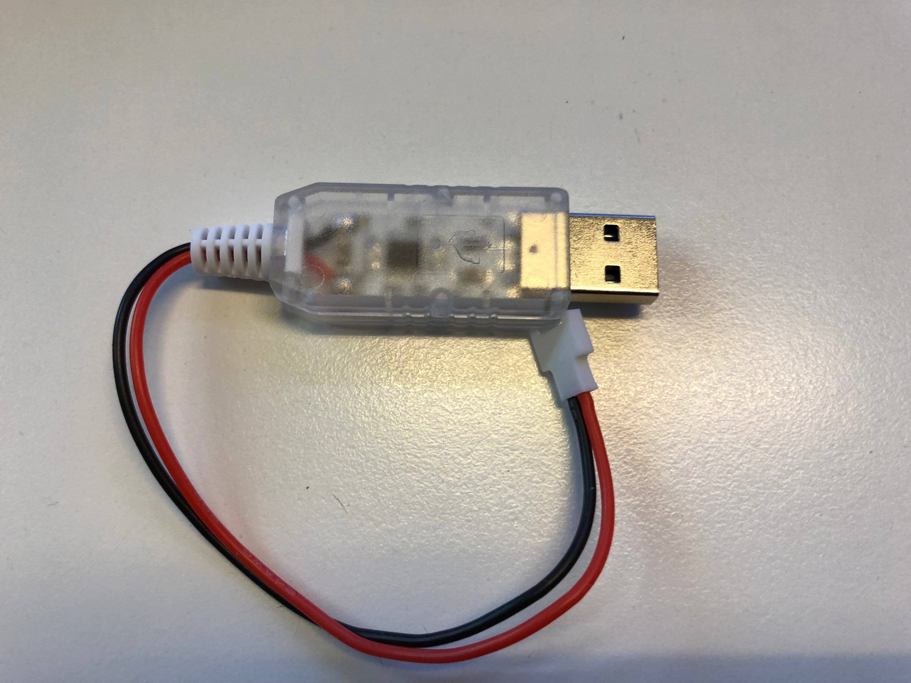 USB lader til QX70 multirotor.