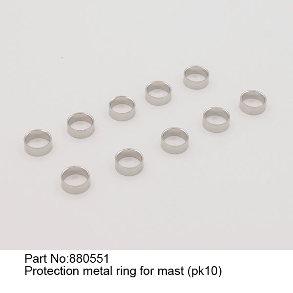 Masteringe, 10 stk. til Dragon Force DF65 V6 Sejlbåd.