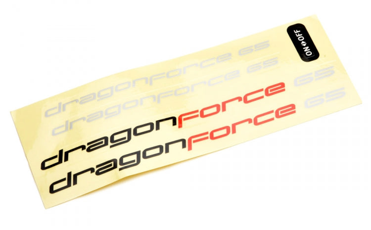 Klistermærker til Dragon Force DF65 sejlbåd.