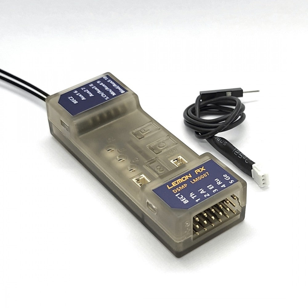 Lemon DSMX Spektrum kompatibel 10-kanals Telemetry Stabilizer & Voltage Probe