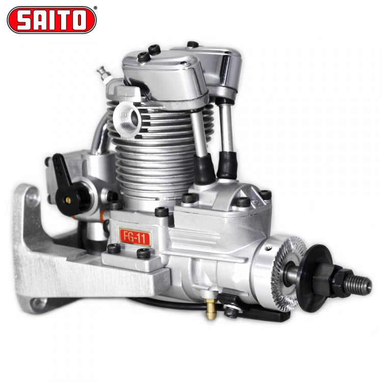 Saito FG-11A 11cc 4-takt Bensinmotor.