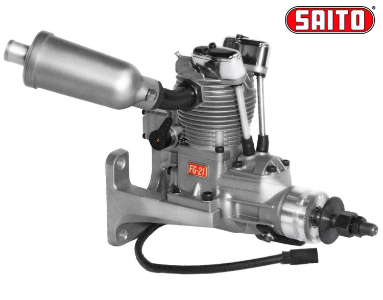 Saito FG-21 21cc 4-takt Bensinmotor.