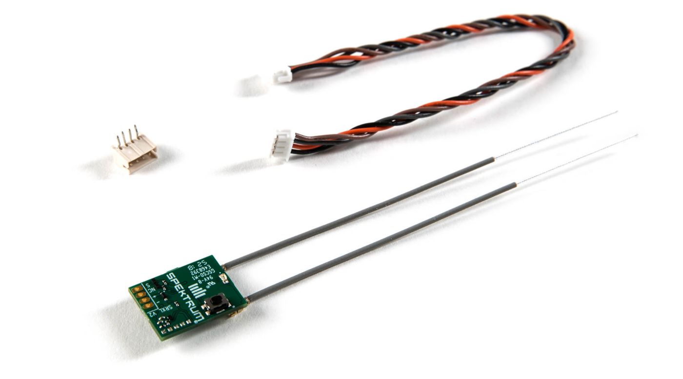 Spektrum SPM4650 DSMX™ SRXL2 seriel mikro modtager, 2,4GHz.