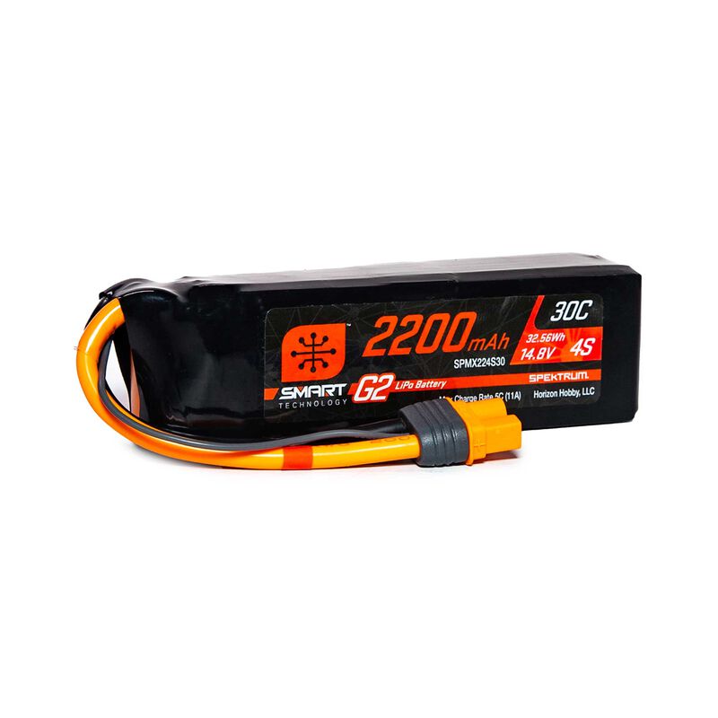14.8V 2200mAh 4S 30C Smart LiPo G2: IC3.