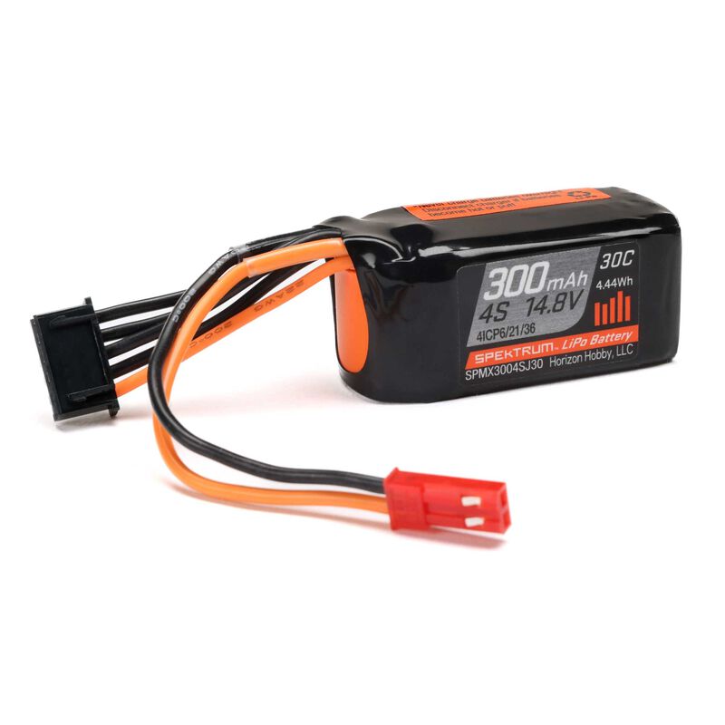 Spektrum 14.8V 300mAh 4S 30C LiPo Battery