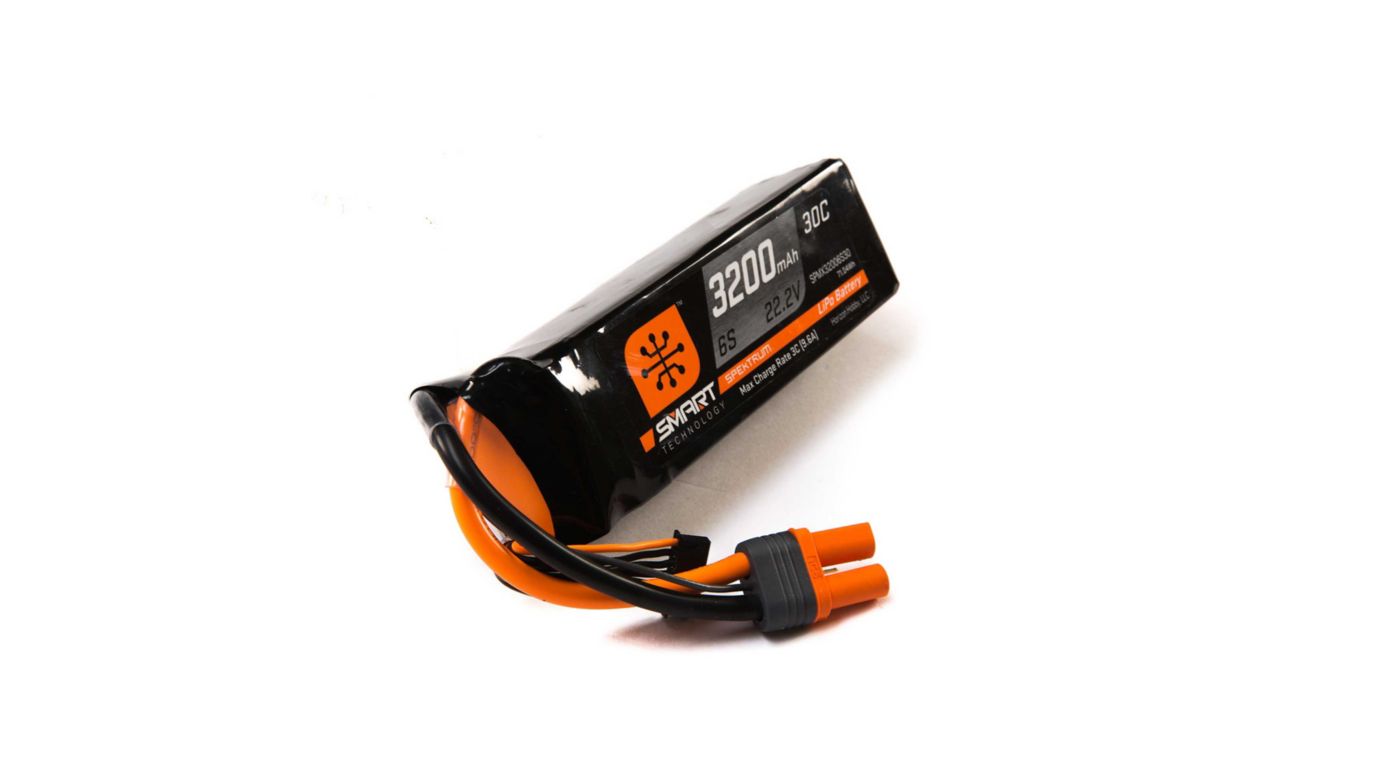 22.2V 3200mAh 6S 30C Smart LiPo Battery: IC5. BESTILLINGSVARE.