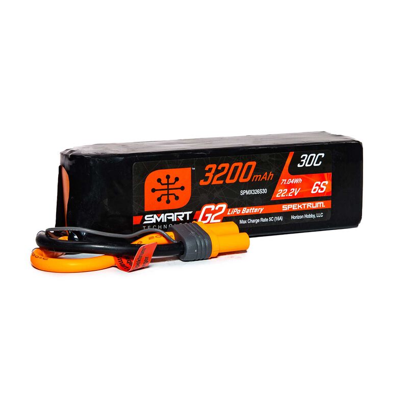 22.2V 3200mAh 6S 30C Smart LiPo G2: IC3. BESTILLINGSVARE.