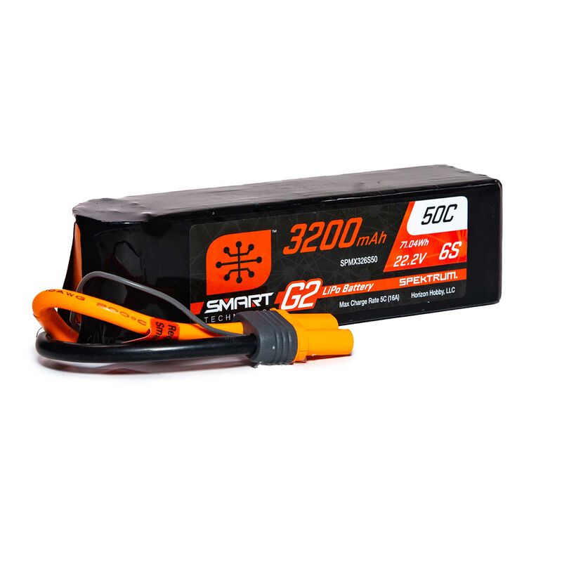22.2V 3200mAh 6S 50C Smart LiPo G2: IC3. BESTILLINGSVARE.