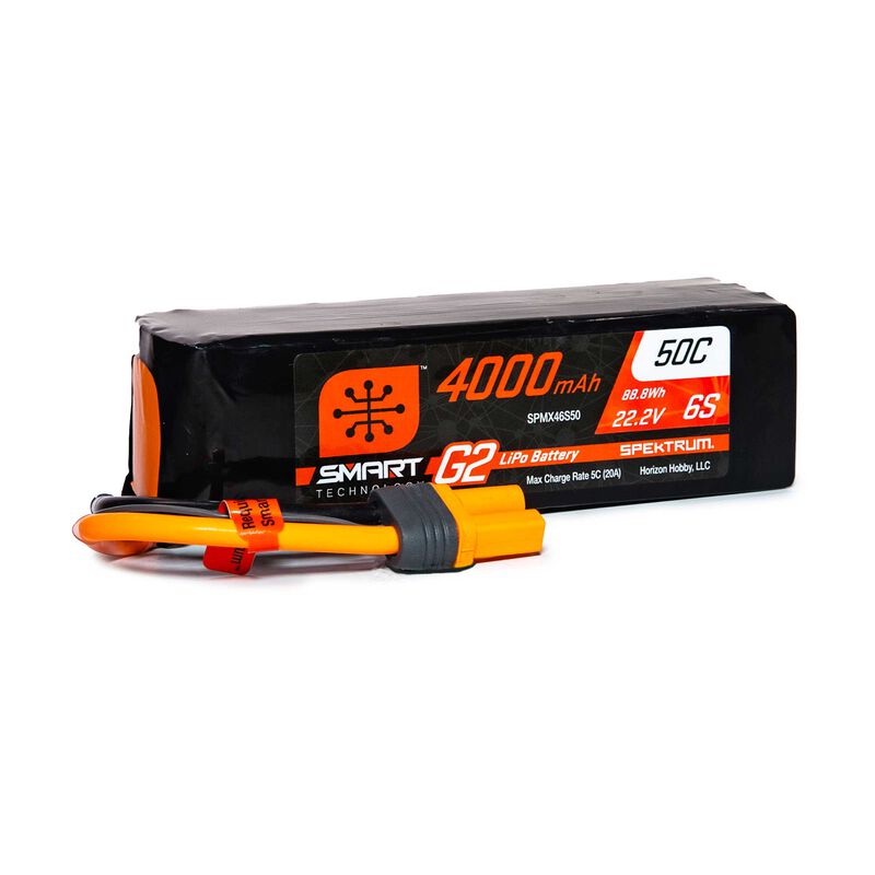 22.2V 4000mAh 6S 50C Smart LiPo G2: IC5.