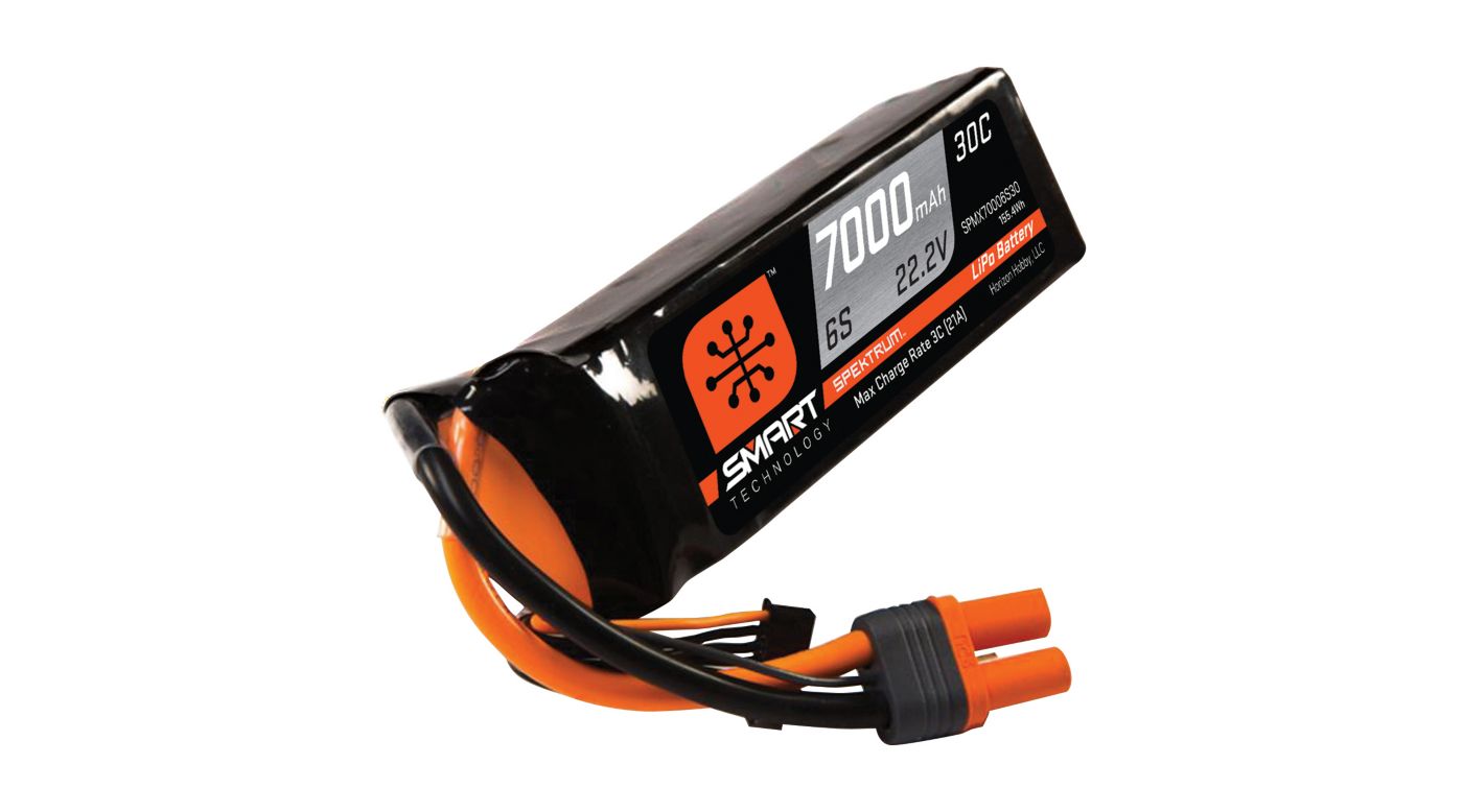 22.2V 7000mAh 6S 30C Smart LiPo Battery: IC5. BESTILLINGSVARE.