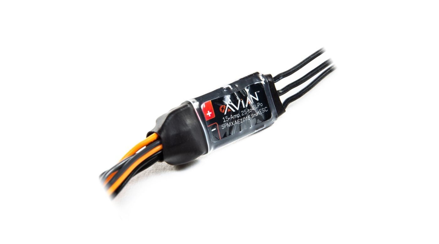Avian 15 Amp Brushless Smart ESC 3S-4S.