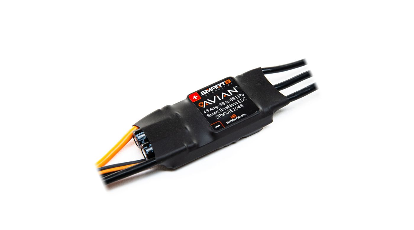 Avian 45 Amp Brushless Smart ESC 3S-6S.