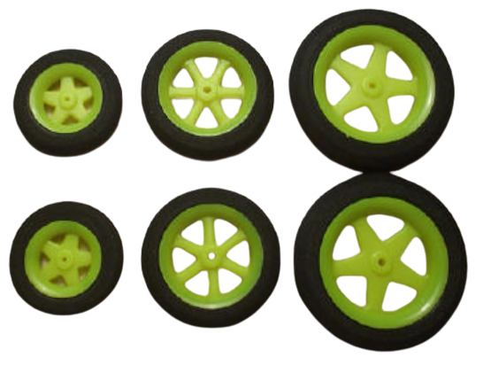 Letvægtshjul (0,8g - 2,7g)