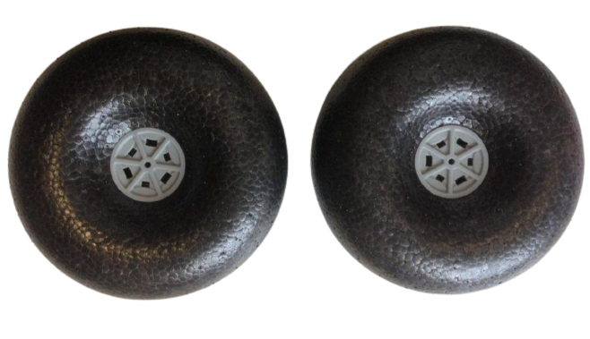 Letvægts ballonhjul 120mm