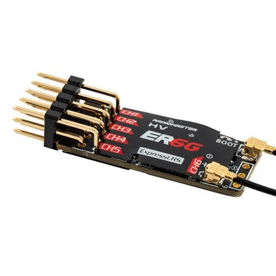 Radiomaster ELRS ER6G 6-kanals PWM-modtager 2.4 GH