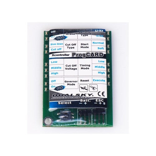 Dualsky Programkort, V2