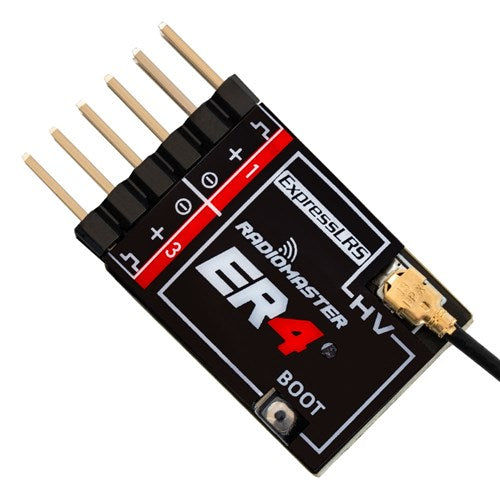 Radiomaster ELRS ER4 4-kanals PWM-modtager 2.4 GHz