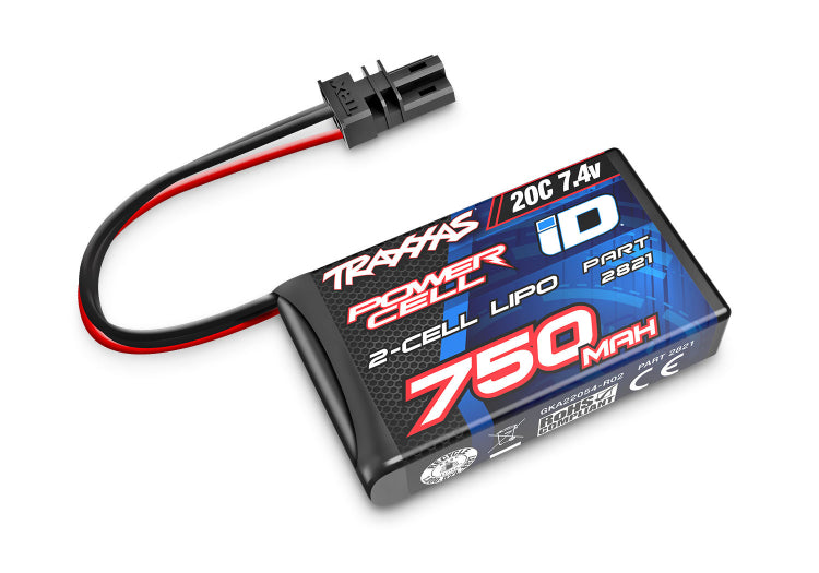 Li-Po Battery 2S 7,4v 750mAh 20C TRX-4M