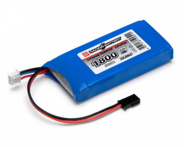 1800mAh Li-Fe batteri, 6,6 Volt.