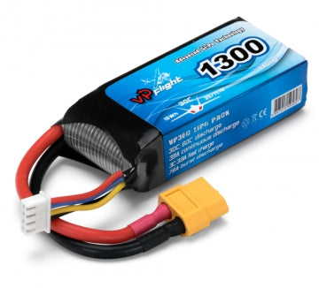 Li-Po Battery 3S 11.1V 1300mAh 30C XT60