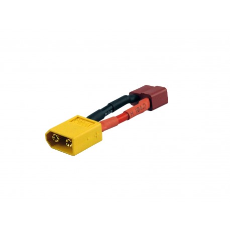 Adapterkabel med XT60 hanstik og Deans hunstik.