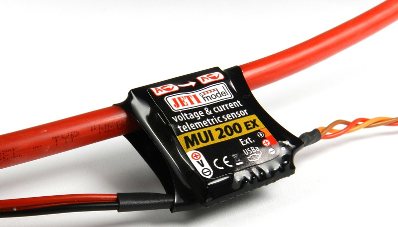Jeti MUI-200 EX telemetri sensor.
