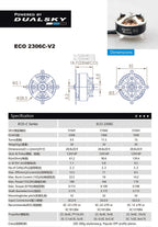 Dualsky ECO 2306C V2,-1500KV