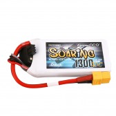 Gens Ace G-Tech Soaring 1300mAh 7.4V 30C Lipo batteri med XT60 stik.