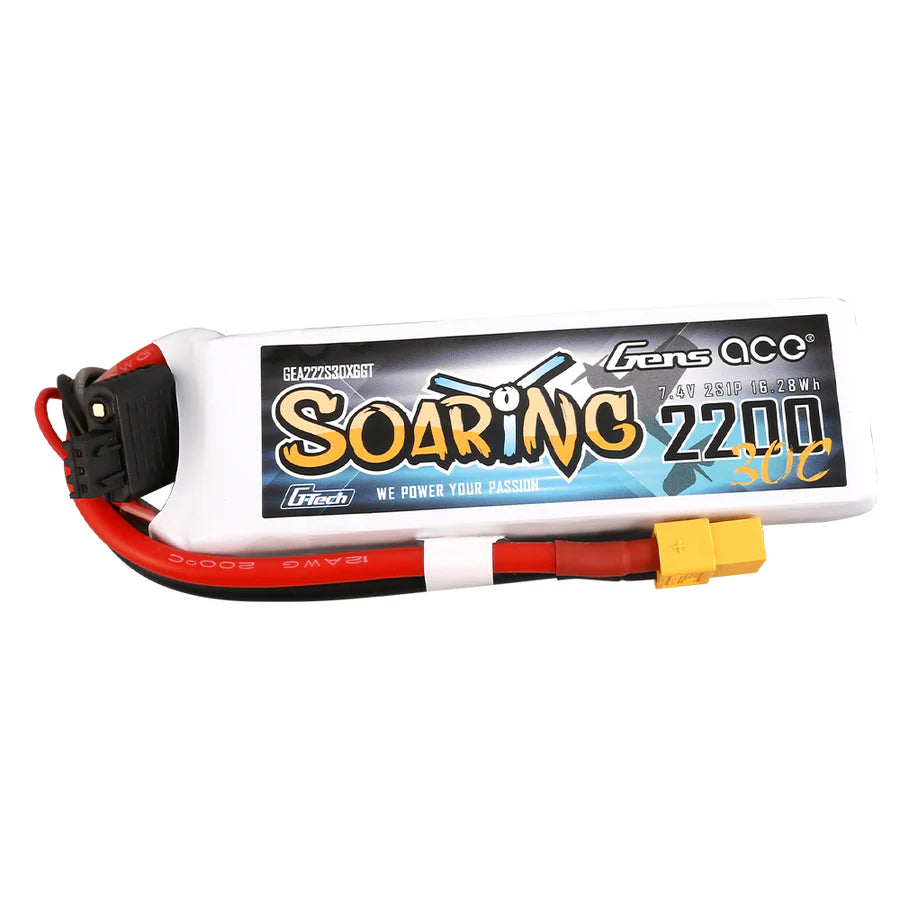 Gens ace G-Tech Soaring 2200mAh 7.4V 30C med XT60