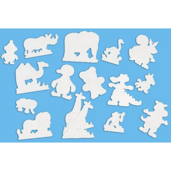 Hama midi 15 stiftplader - Zoo