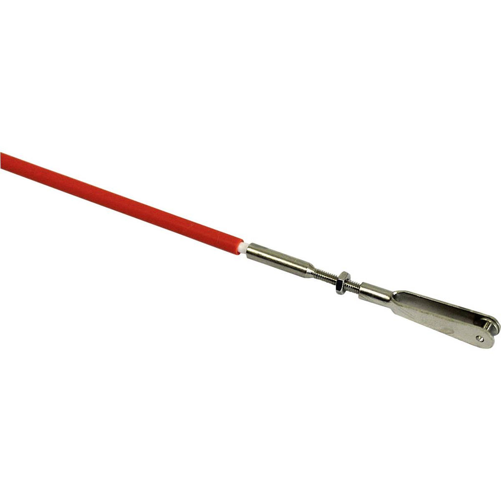 Bowdenkabel Grå og Hvid 1 meter, 1 stk.