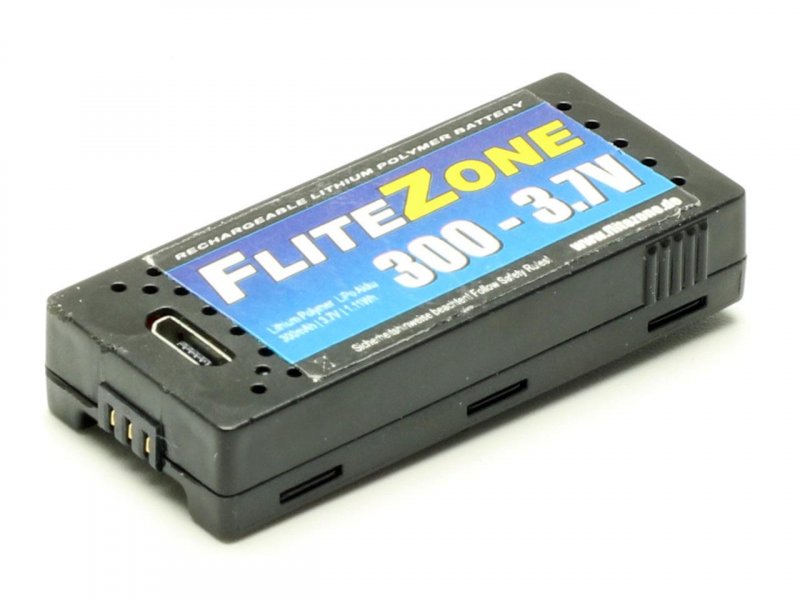 LiPo batteri FliteZone 300 - 3,7V Proton / Hughes