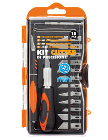 Precision hobby knife set 18 dele.