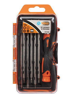 Præcisionsskruesæt 12 hoveder