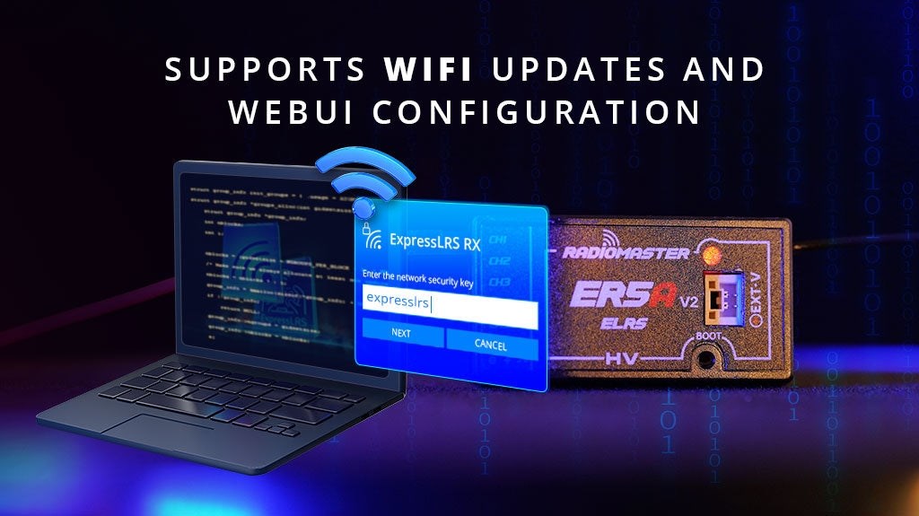Radiomaster ELRS ER5A V2 5-kanals PWM-modtager 2.4
