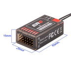 Radiomaster ELRS ER6 6-kanals PWM-modtager 2.4 GHz