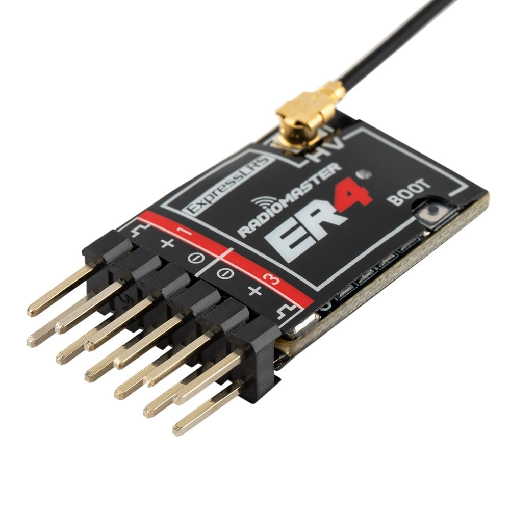 Radiomaster ELRS ER4 4-kanals PWM-modtager 2.4 GHz