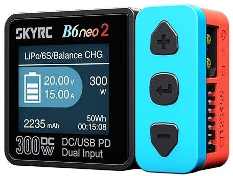 SkyRC B6 Neo 2 300W DC / XT60 - Blå/Rød
