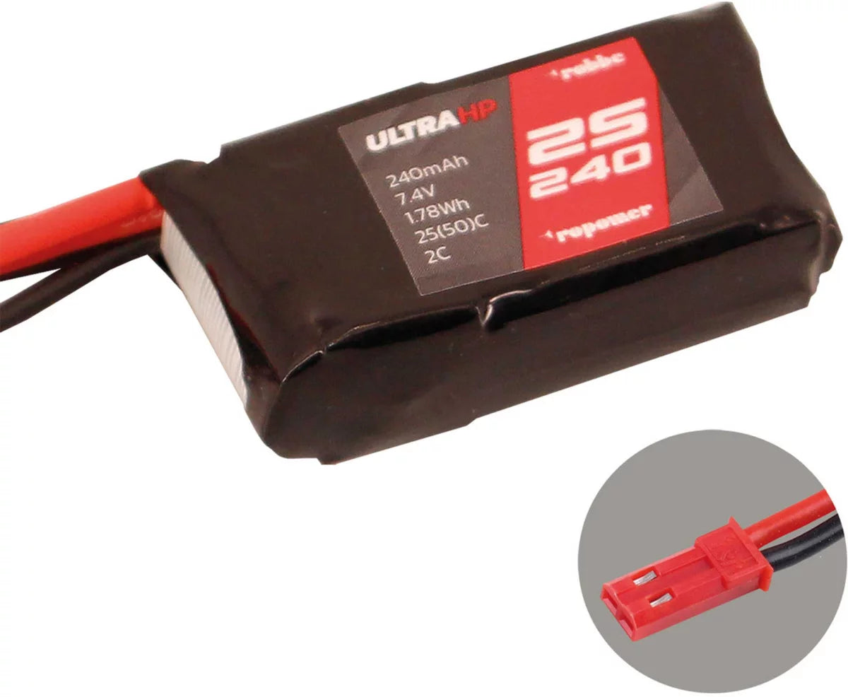 POWER ULTRA HP 240mAh 7,4 Volt 2S 25(50)C Lipo Batteri